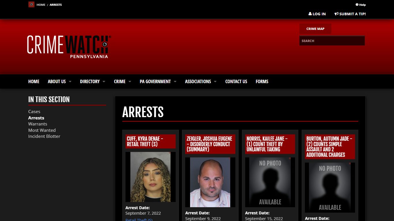 Arrests | CRIMEWATCH